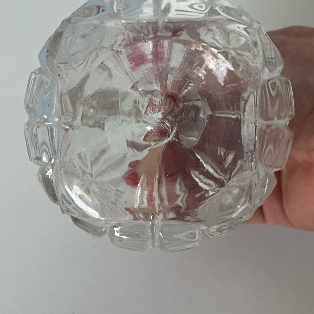 Cruet w/o stopper Zippered Feathered Medallion Snow Star - Picture 5 of 7